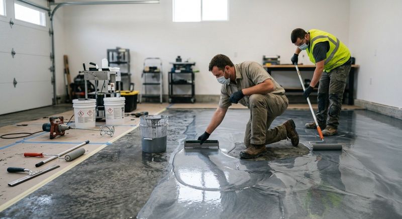 Floor Epoxy Service in Woodbridge, VA